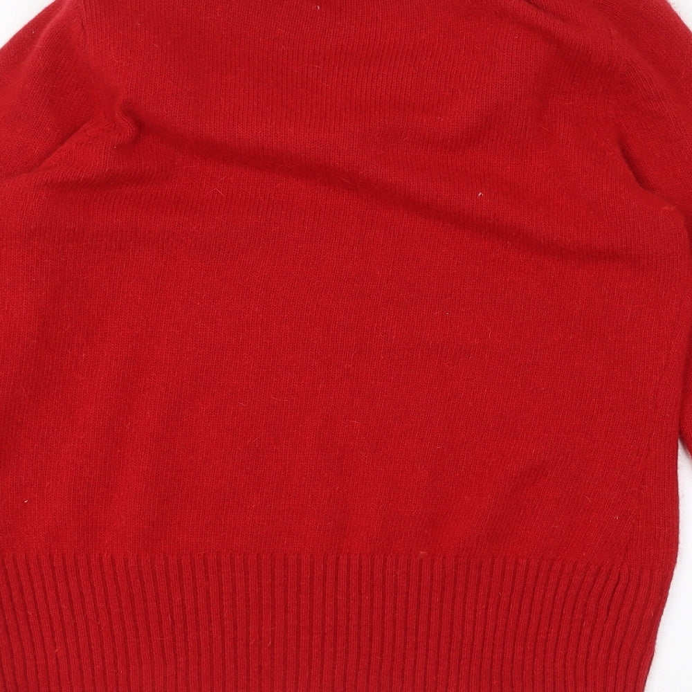 George Womens Red Pullover Jumper Size 16