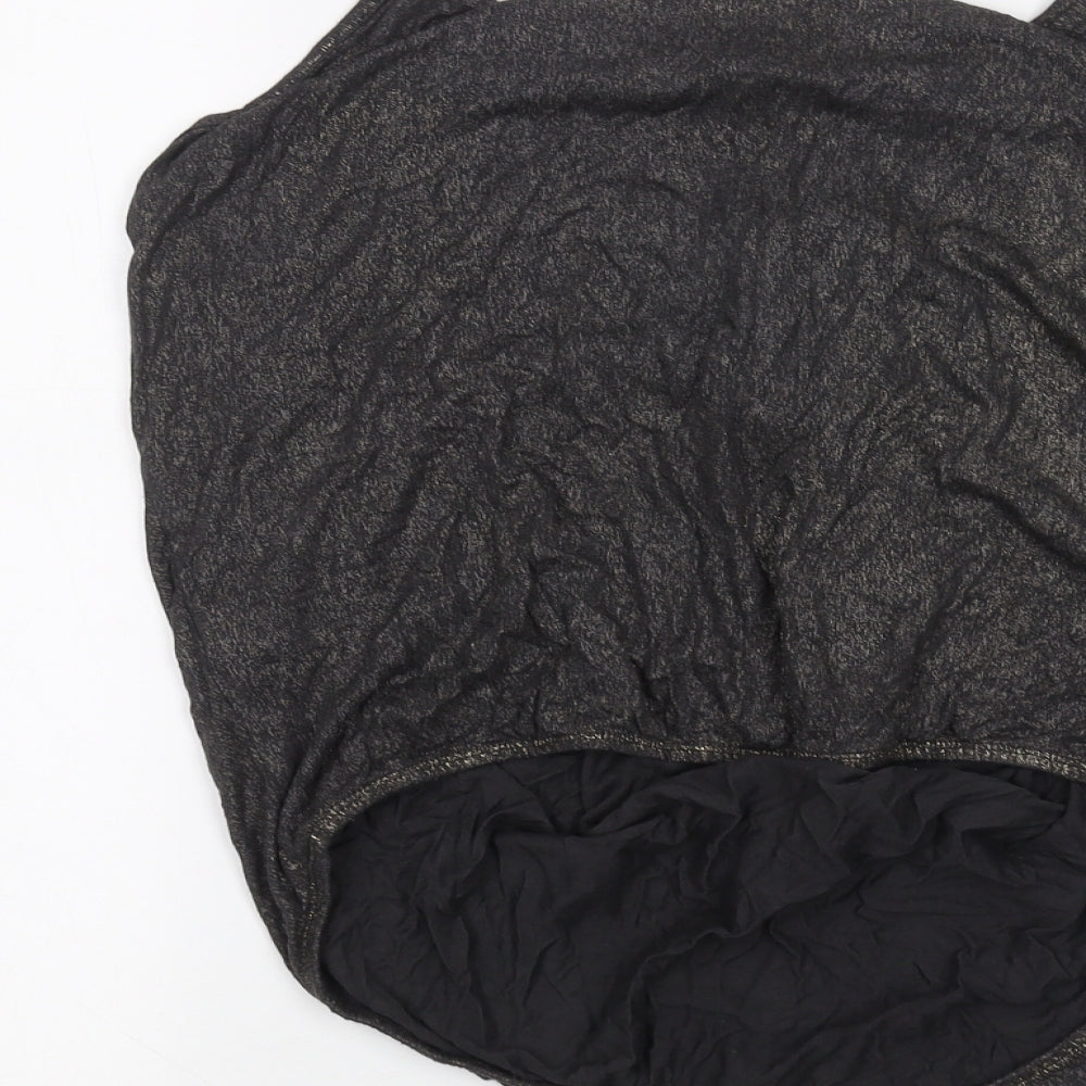French Connection Womens Black Basic Blouse Size L
