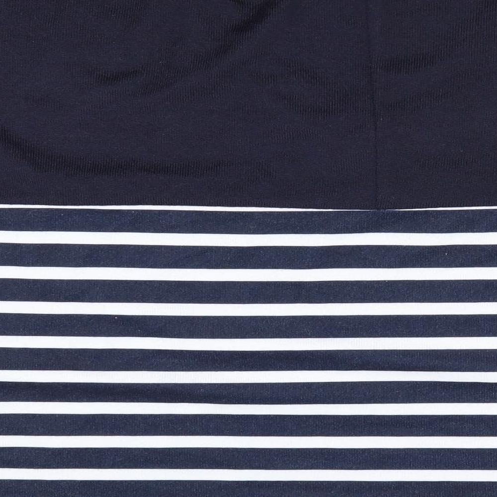 Preworn Womens Blue Striped Pullover Jumper Size M