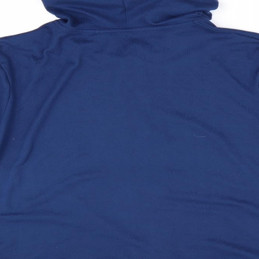 Studio Retail Ltd Mens Blue Full Zip Hoodie Size M