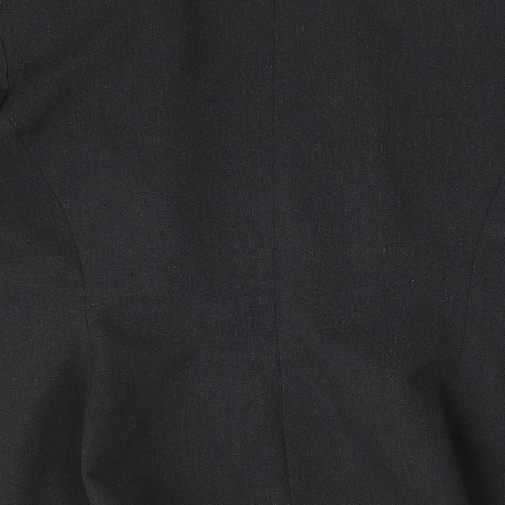 River Island Womens Grey Jacket Blazer Size 12 - Detailed Sleeve