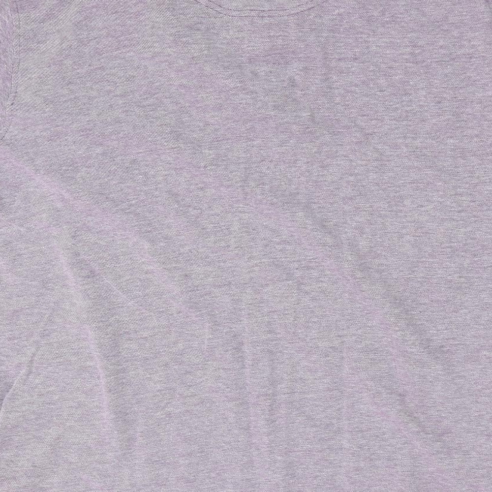 One Valley Mens Purple Polo Size M