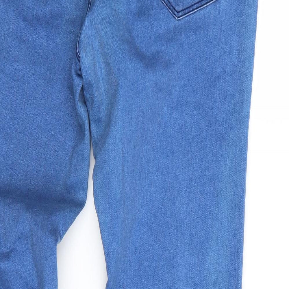 Denim Co Womens Blue Jegging Trousers Size 12 L29 in