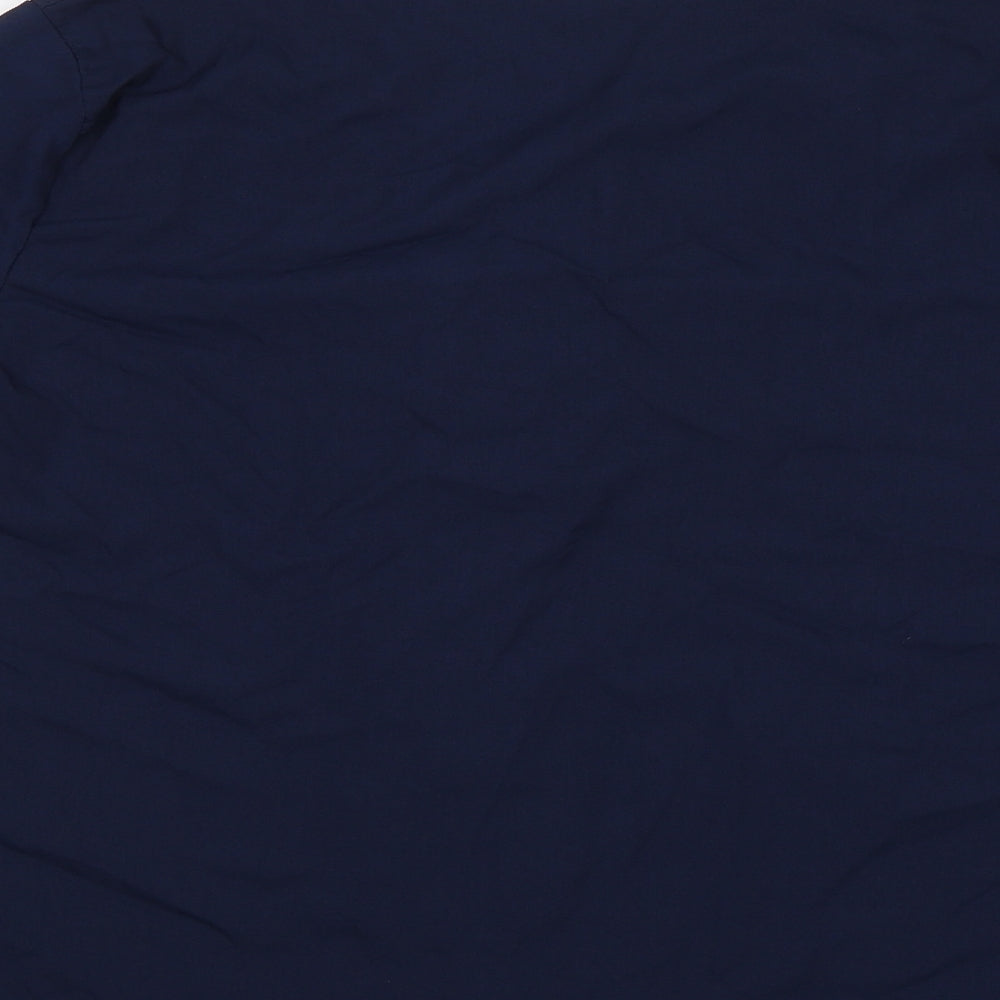 Preworn Womens Blue Basic Button-Up Size L