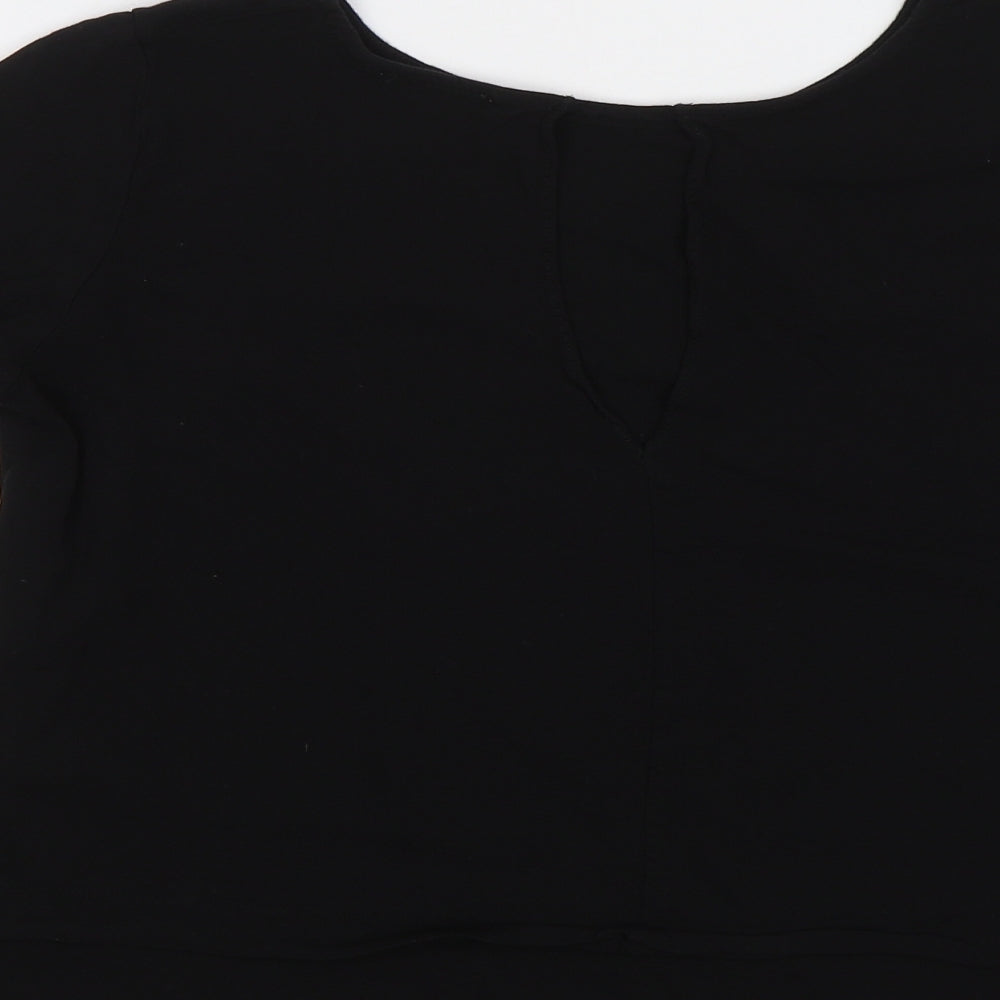 River Island Womens Black Basic Blouse Size 10