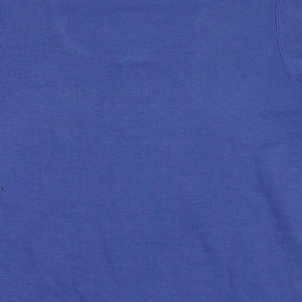 BM Womens Blue Basic Blouse Size M