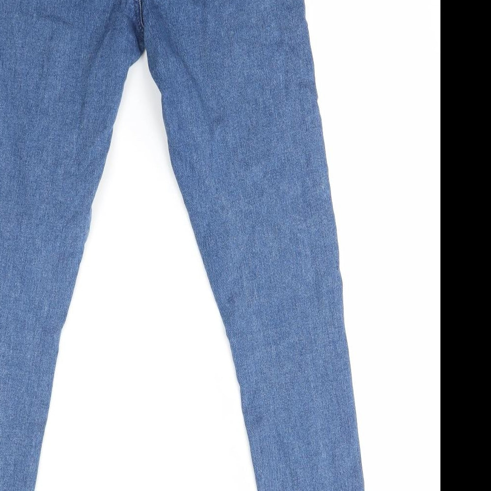 Denim CO Womens Blue Skinny Jeans Size 10 L26 in