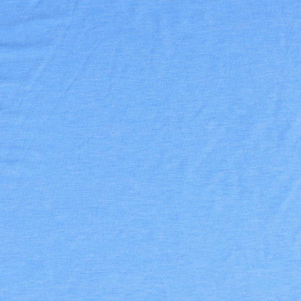 Topshop Womens Blue Basic T-Shirt Size 8