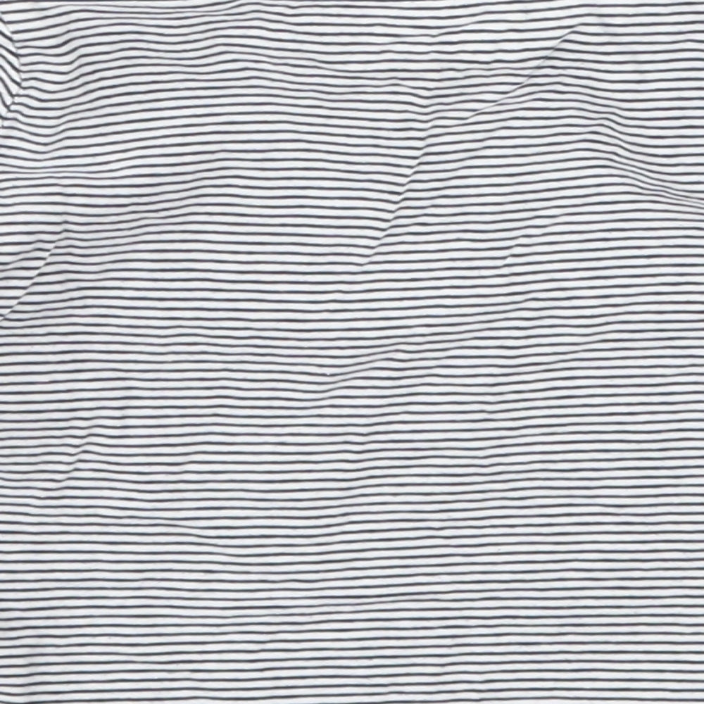 Fred & Flo Boys Blue Striped Basic T-Shirt Size 12-18 Months