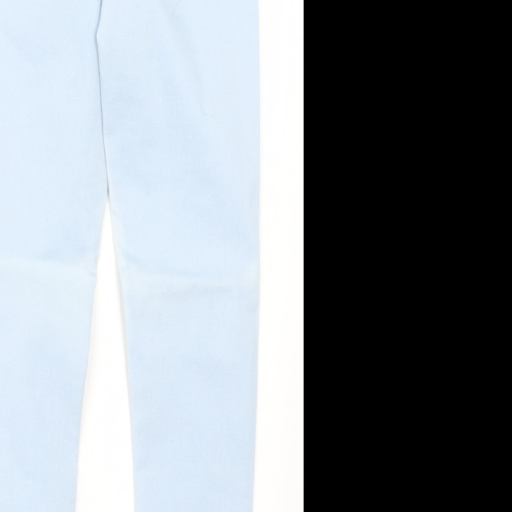Topshop Womens Blue Denim Straight Jeans Size 23 in L27 in