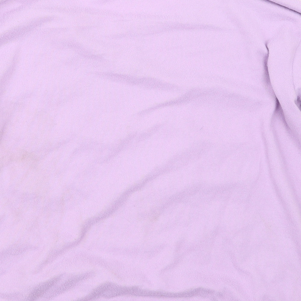 Studio Womens Purple Geometric Top Pyjama Top Size 8