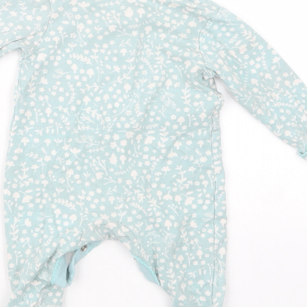George Girls Green Geometric Babydoll One Piece Size 3-6 Months