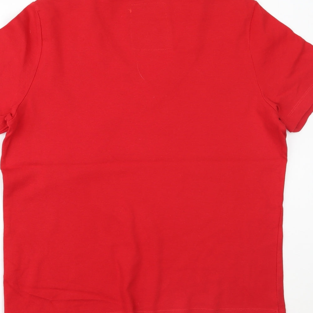Bonmarché Womens Red Basic T-Shirt Size M