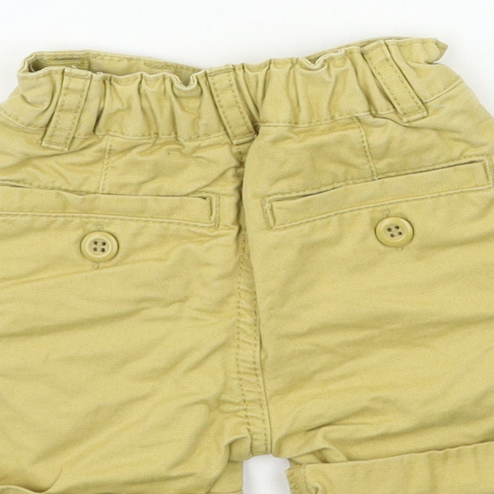 Bambi Baby Beige Cargo Trousers Size 9-12 Months