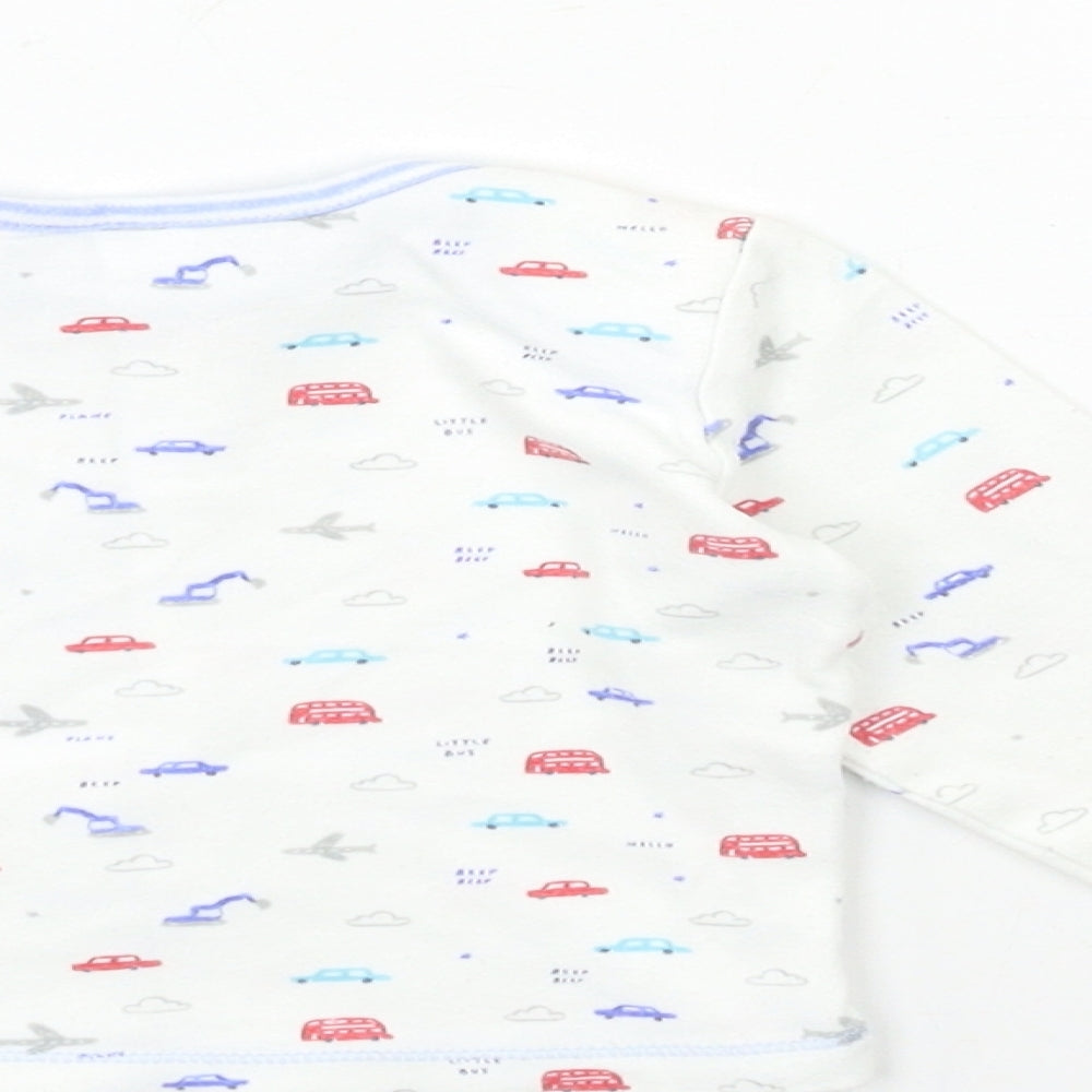 Mini Club Baby White Basic T-Shirt Size 6-9 Months