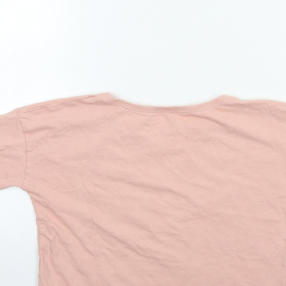 TU Girls Pink Basic T-Shirt Size 9 Years
