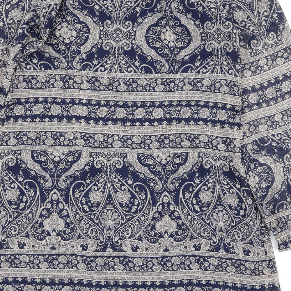 Primark Womens Multicoloured Geometric Fit & Flare Size 8