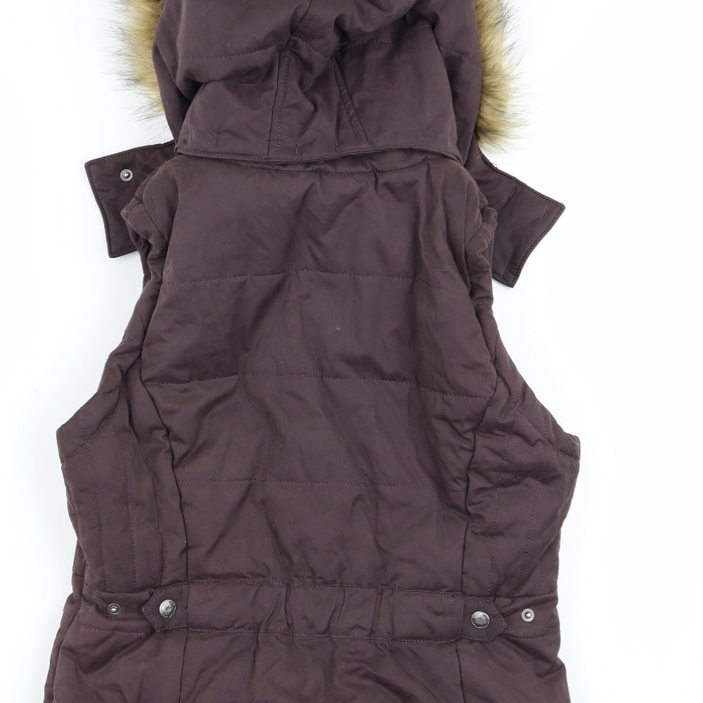 montaray Womens Purple Gilet Coat Size 10