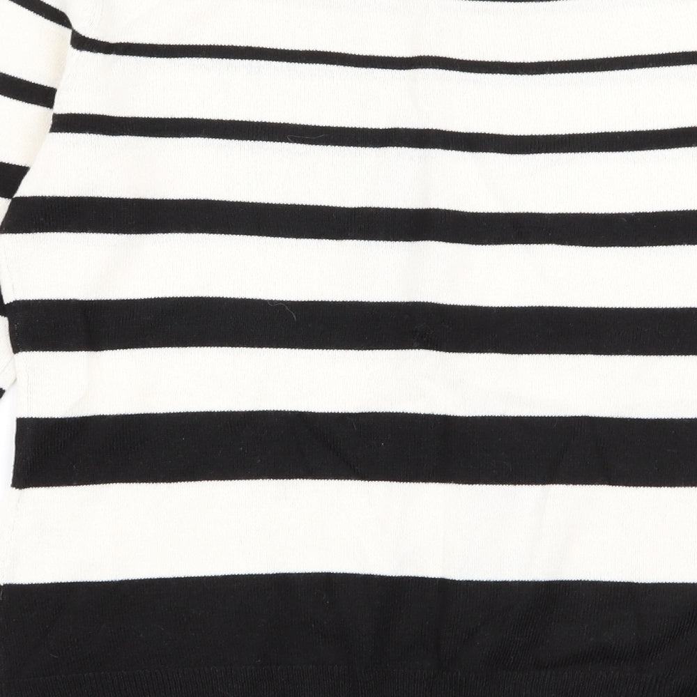 Very Womens Multicoloured Striped Pullover Jumper Size 8