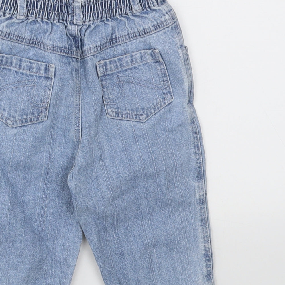 George Girls Blue Capri Jeans Size 6-9 Months