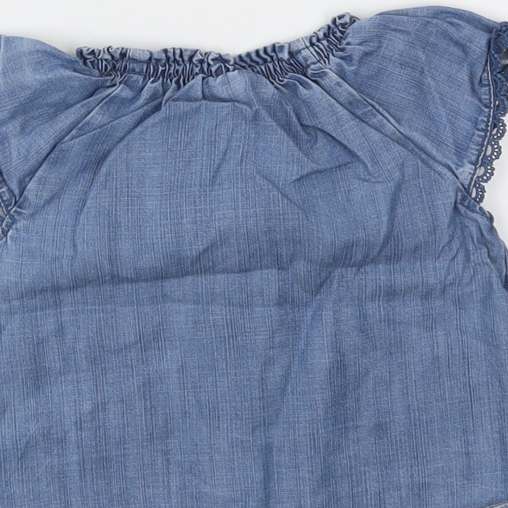 NEXT Girls Blue Fit & Flare Size 12-18 Months