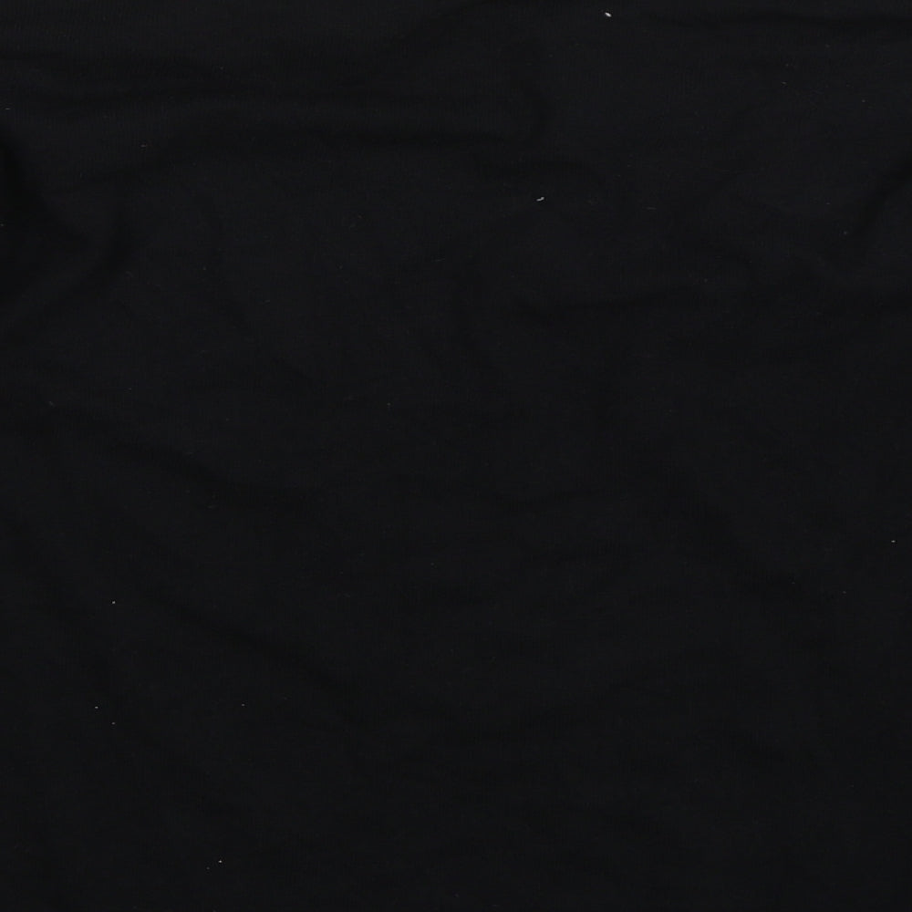 Nicole Womens Black Basic T-Shirt Size M