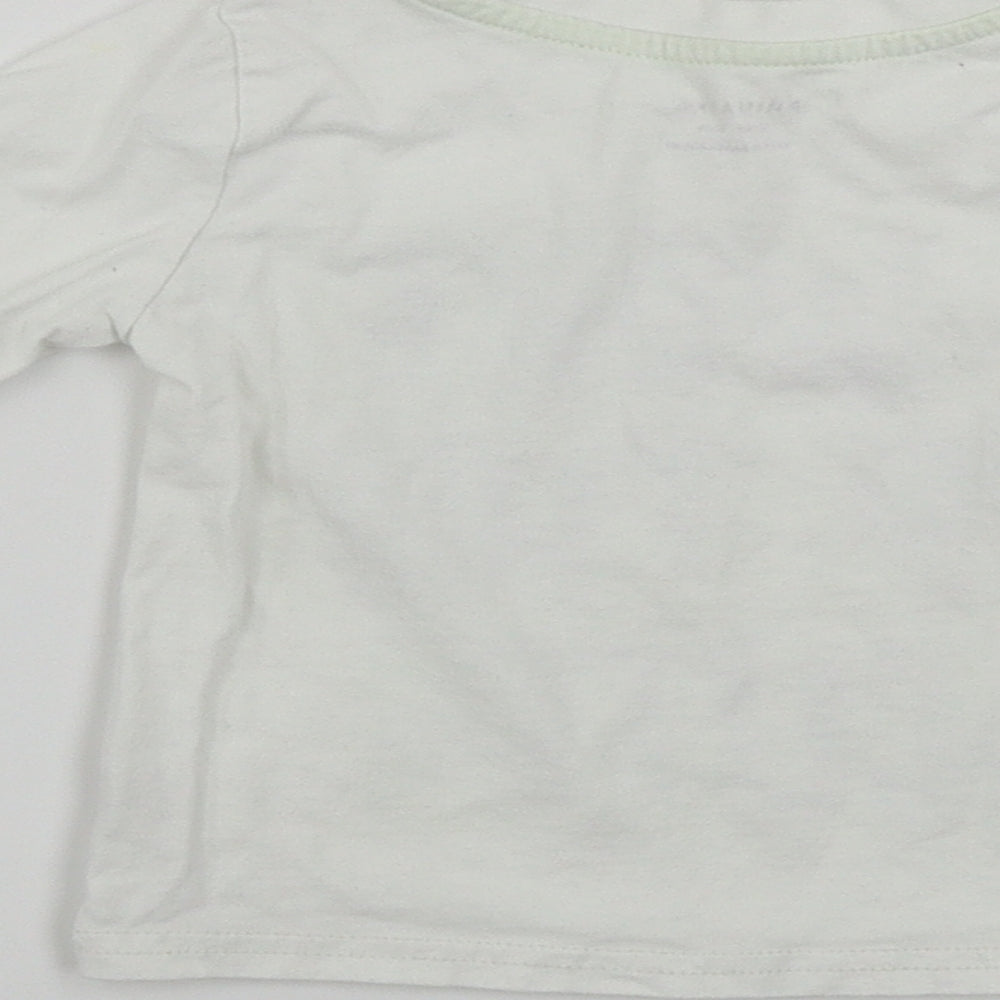 Primark Boys White Basic T-Shirt Size 12-18 Months