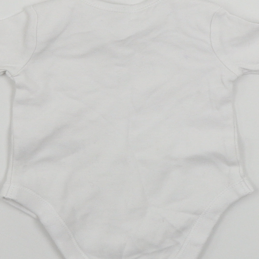Nutmeg Girls White Babygrow One-Piece Size 0-3 Months