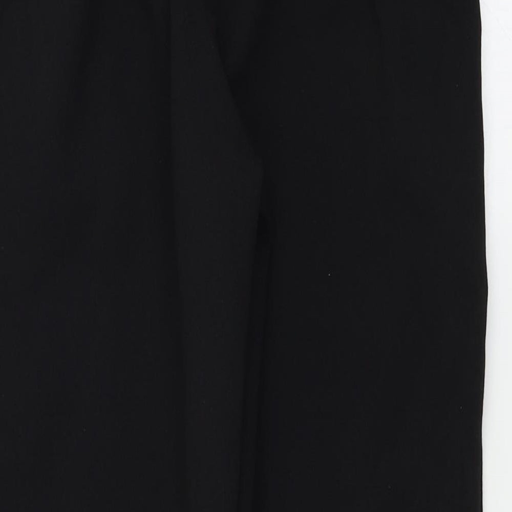 Next Womens Black Trousers Size 6 L21 in