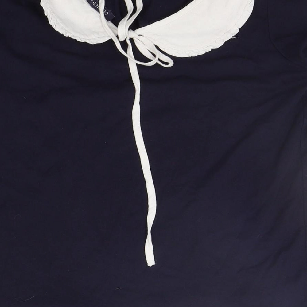 Marks and Spencer Girls Blue Basic T-Shirt Size 10 Years