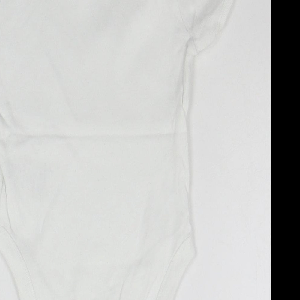 F&F Baby White Babygrow One-Piece Size 6-9 Months