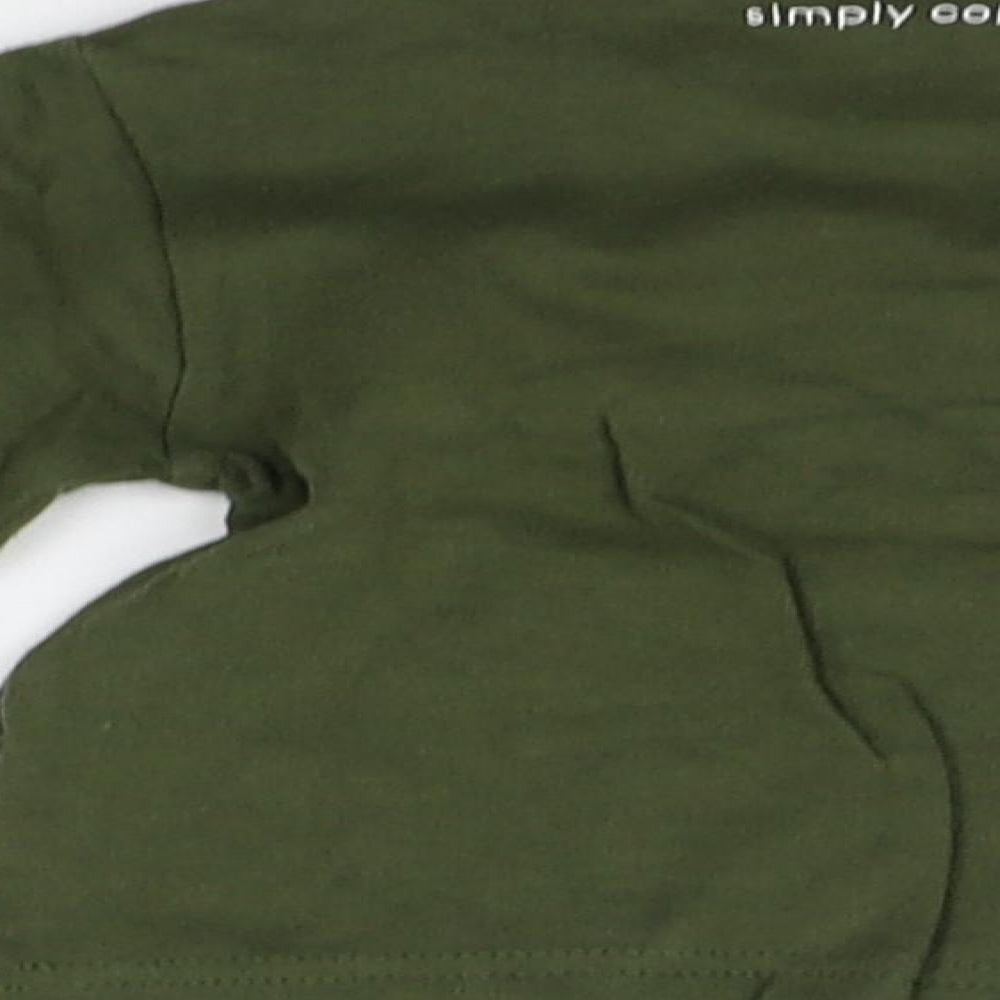 SIMPLY COLOURS Baby Green Basic T-Shirt Size 9-12 Months