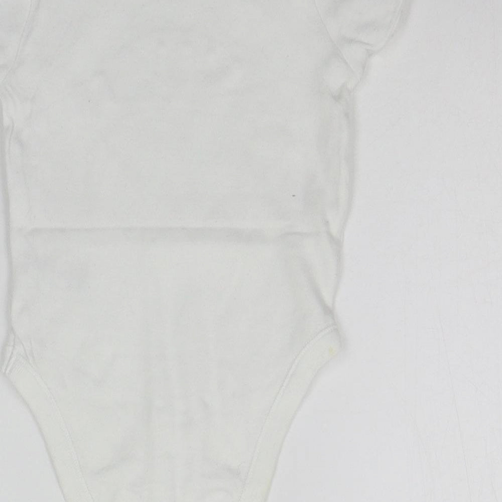 F&F Baby White Babygrow One-Piece Size 6-9 Months - Little Star