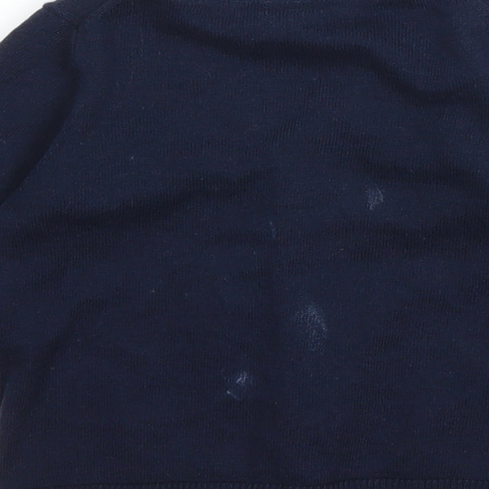 H&M Girls Blue Cardigan Jumper Size 3-6 Months