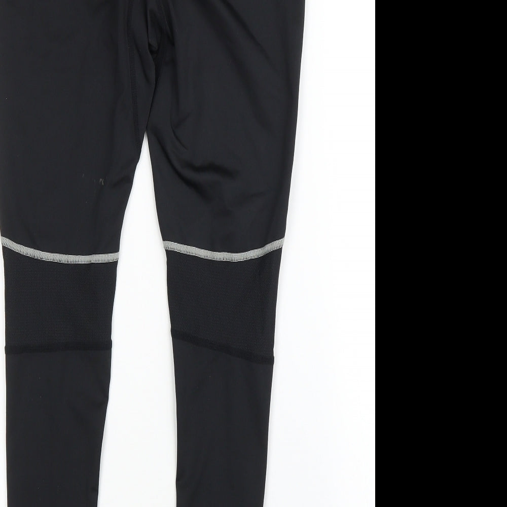 Pioneer Girl Womens Black Compression Leggings Size S L24 in