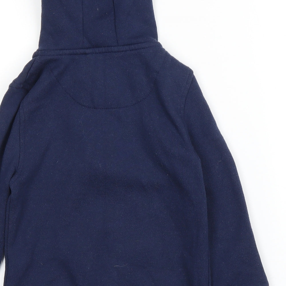 Primark Boys Blue Full Zip Hoodie Size 3 Years