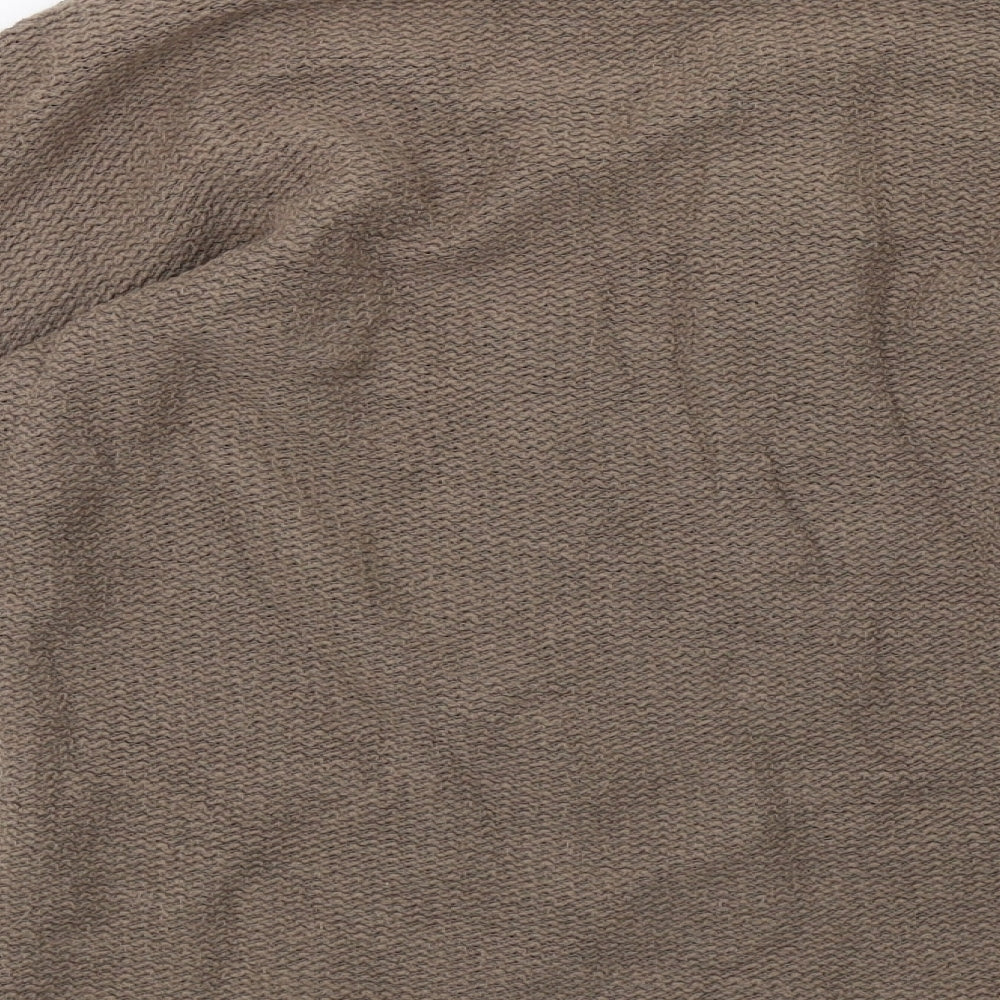 NEXT Womens Brown Knit Pullover Sweatshirt Size 12