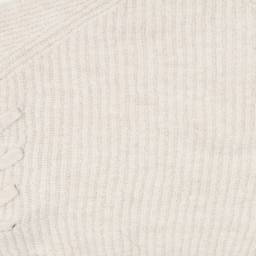 Primark Girls Ivory Pullover Jumper Size 7-8 Years
