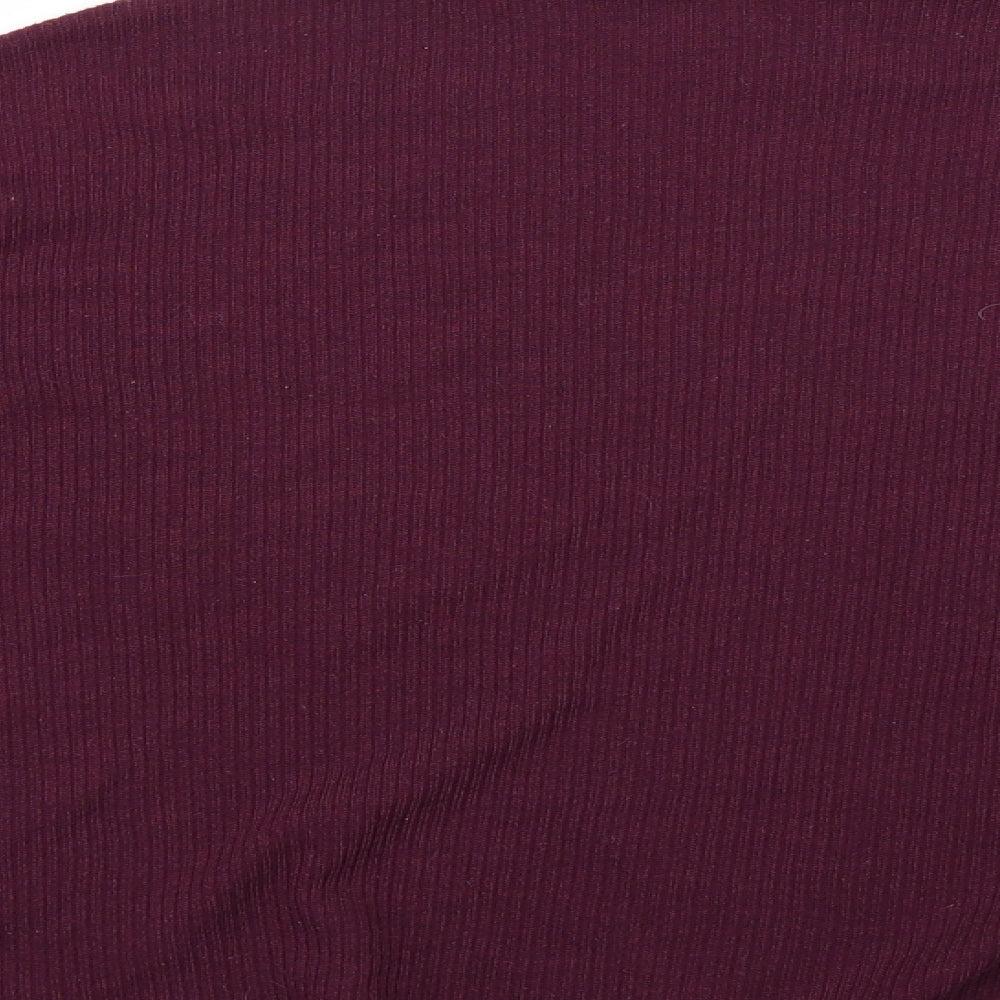H&M Womens Purple Basic Blouse Size M