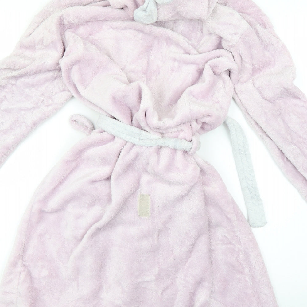 heidz Girls Purple Geometric Top Robe Size 13 Years