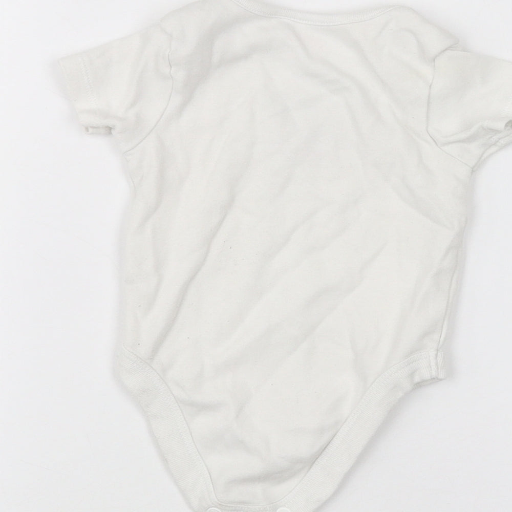 Junior J Baby White Babygrow One-Piece Size 3-6 Months