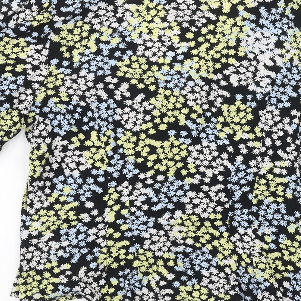 H&M Womens Black Basic T-Shirt Size 12