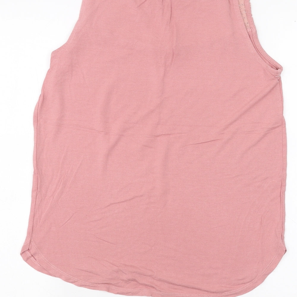 Atmosphere Womens Pink Basic T-Shirt Size 8