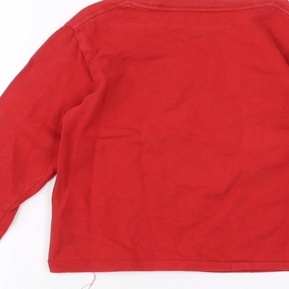 Gap Boys Red Basic T-Shirt Size 4 Years