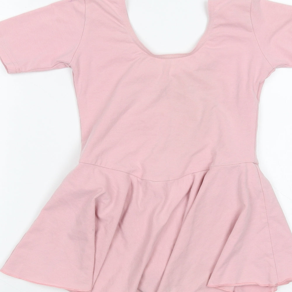 Preworn Girls Pink A-Line Size M