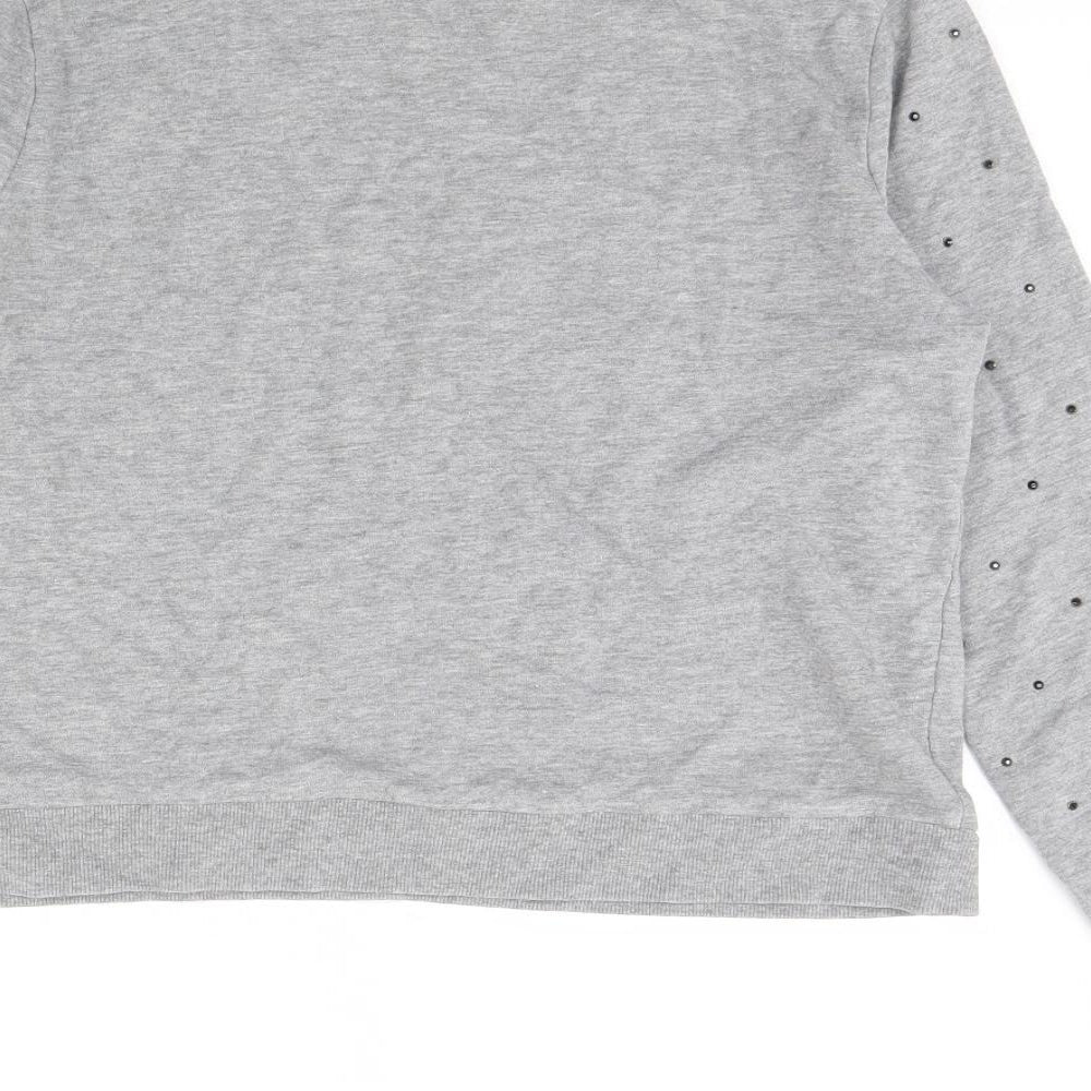 New Look Womens Grey Pullover Jumper Size 14