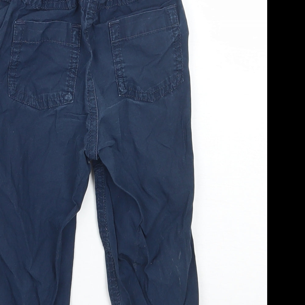 Mothercare Boys Blue Cargo Trousers Size 9-12 Months