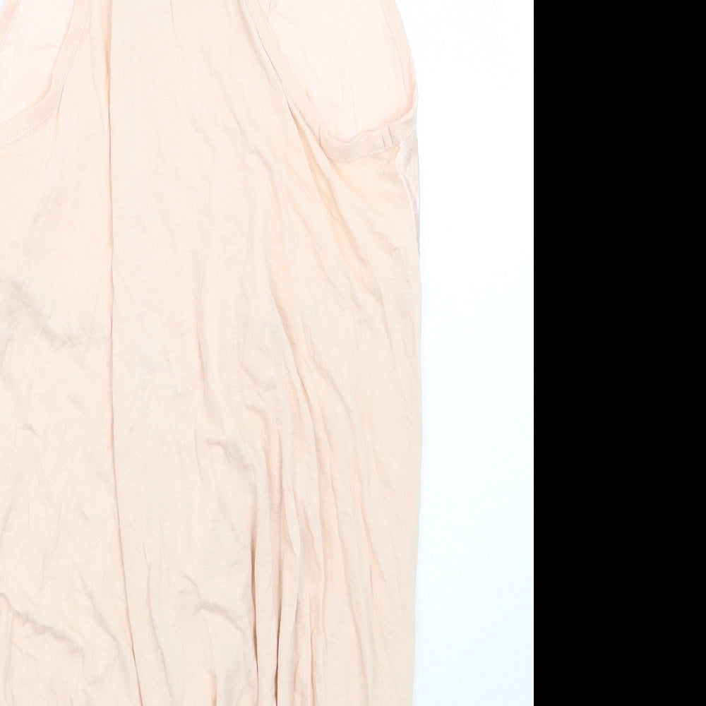 Newlook Womens Pink Basic Tank Size 12