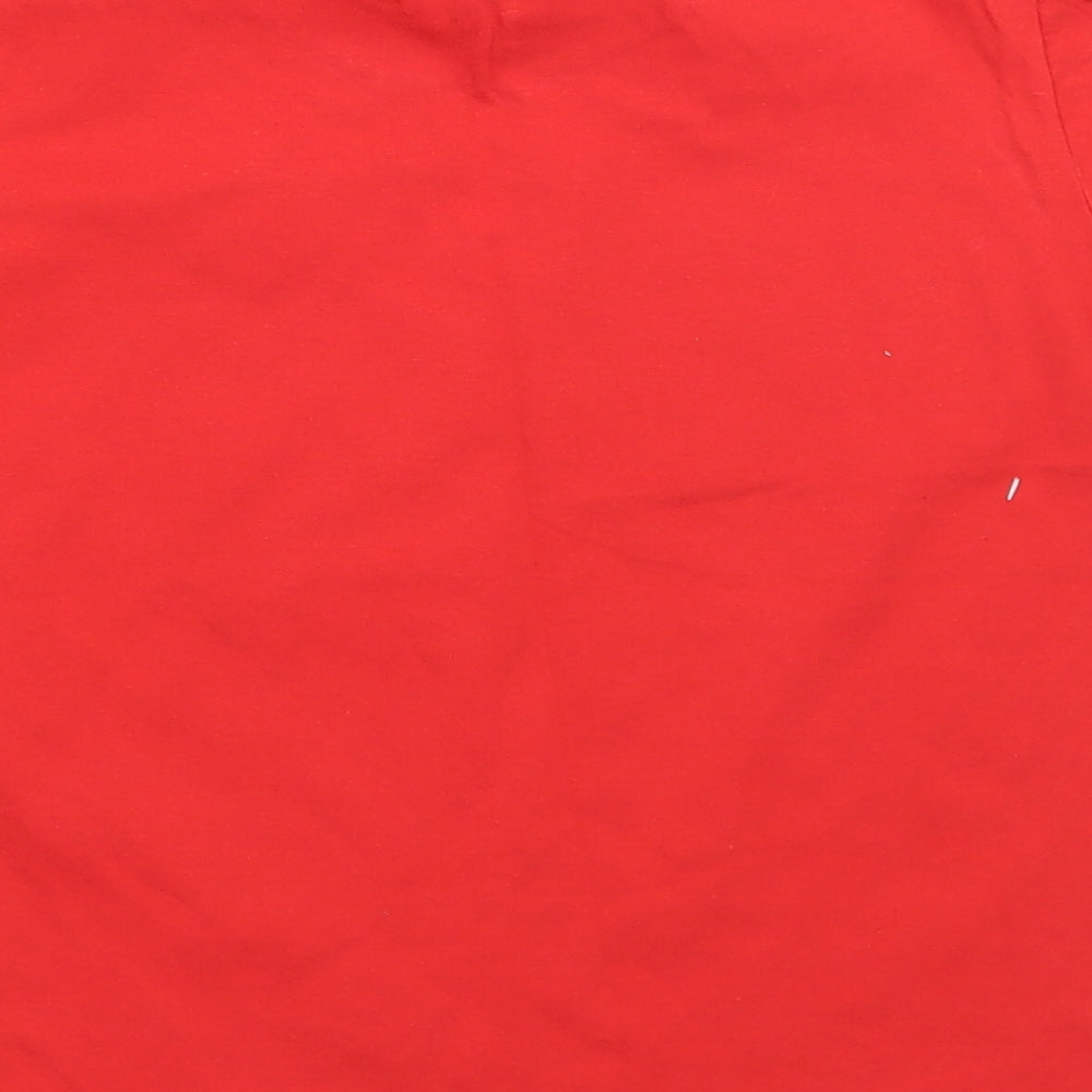 Gildan Boys Red Basic T-Shirt Size 7-8 Years