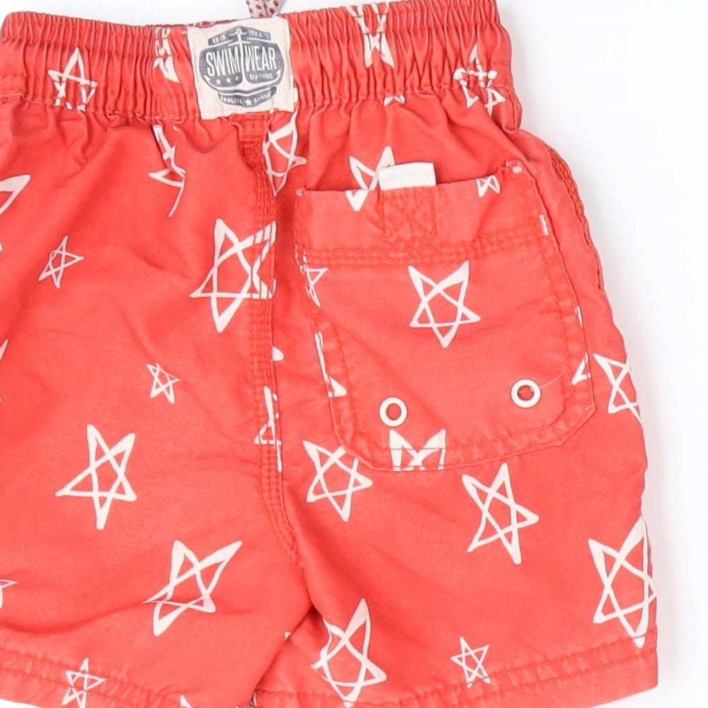Next Boys Red Cropped Trousers Size 18-24 Months - Start Print Shorts